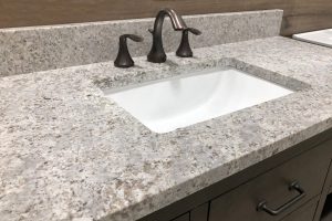 Cultured marble countertops are stain-resistant