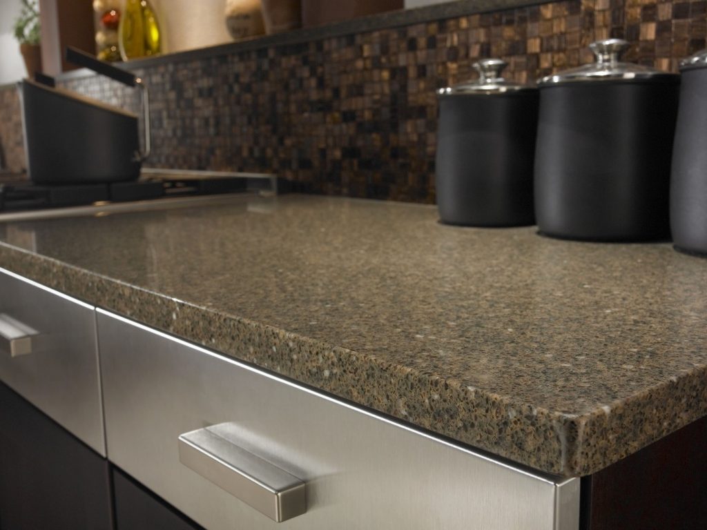 Engineered quartz is a great material for bathroom countertops because of its durability. It is extremely stain-resistant, nonporous, and resistant to bacterial growth. This material also has low maintenance requirements. It doesn't require a sealant, and can easily be cleaned with soap and water. You can also use abrasive scrubbers to remove stains.