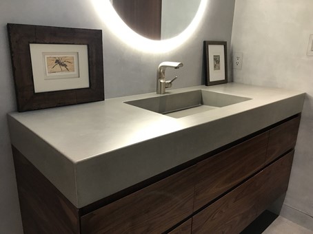 Concrete Bathroom Countertop