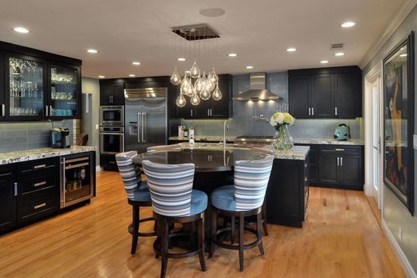 Lighting in a Kitchen with Dark Cabinets